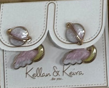 Load image into Gallery viewer, 3-D Front Back Earrings
