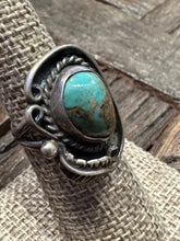 Load image into Gallery viewer, Vintage Green Turquoise Ring
