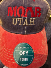 Load image into Gallery viewer, Vintage Washed Red/Blue with Mesh back Cap

