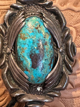 Load image into Gallery viewer, Vintage Turquoise Bolo

