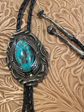 Load image into Gallery viewer, Vintage Turquoise Bolo
