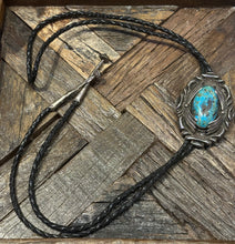 Load image into Gallery viewer, Vintage Turquoise Bolo
