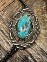 Load image into Gallery viewer, Vintage Turquoise Bolo
