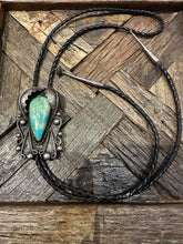 Load image into Gallery viewer, Vintage Turquoise Sterling Bolo
