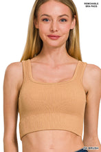 Load image into Gallery viewer, Ribbed Top w Pads
