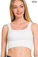 Load image into Gallery viewer, Ribbed Top w Pads
