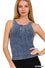 Load image into Gallery viewer, Ribbed Button-up Tank
