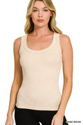 Load image into Gallery viewer, 2 way neckline tank top
