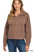 Load image into Gallery viewer, Fleece half zip sweatshirts
