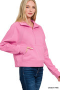 Load image into Gallery viewer, Fleece half zip sweatshirts
