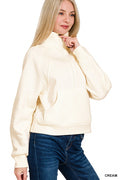 Load image into Gallery viewer, Fleece half zip sweatshirts
