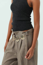 Load image into Gallery viewer, Ethnic Carved Chain Belt – Vintage Style: Gold

