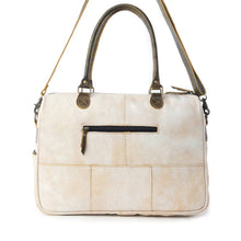 Load image into Gallery viewer, Myra Summit Line Leather Laptop Bag in Desert Cream: Desert Cream
