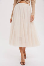 Load image into Gallery viewer, Tulle Midi Skirt
