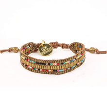 Load image into Gallery viewer, Darjeeling Beaded Bracelet - Gold
