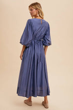 Load image into Gallery viewer, Tencel Puff Sleeve Dress

