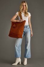 Load image into Gallery viewer, Rust Corduroy Tote
