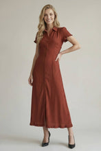 Load image into Gallery viewer, Ruffle Hem Maxi Dress
