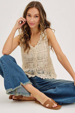 Load image into Gallery viewer, Crochet Lace Tank
