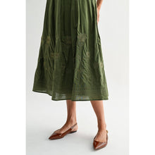 Load image into Gallery viewer, Embroidered Midi Skirt

