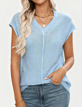 Load image into Gallery viewer, V-Neck Knit Top
