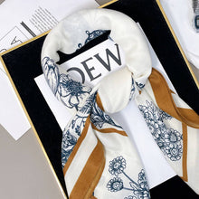 Load image into Gallery viewer, Floral Print Square Scarf
