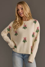 Load image into Gallery viewer, Tree Sweater with Pink Bows
