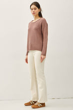 Load image into Gallery viewer, Boxy Waffle Knit Sweater
