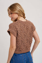 Load image into Gallery viewer, Short Sleeve Knit Sweater

