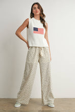 Load image into Gallery viewer, Flag Print Sleeveless Sweater
