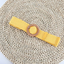 Load image into Gallery viewer, Vintage Braided Round Buckle Belt
