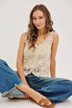 Load image into Gallery viewer, Crochet Lace Tank
