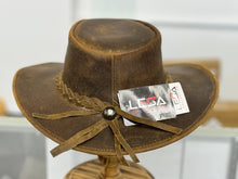 Load image into Gallery viewer, Gunner Leather Hat

