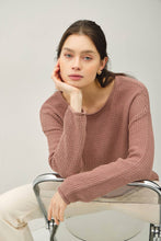 Load image into Gallery viewer, Boxy Waffle Knit Sweater
