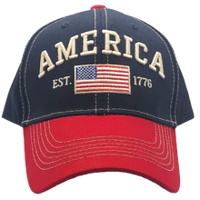 Load image into Gallery viewer, America 1776 Freedom Hat
