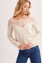 Load image into Gallery viewer, Eyelash Lace Sweater
