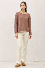 Load image into Gallery viewer, Boxy Waffle Knit Sweater
