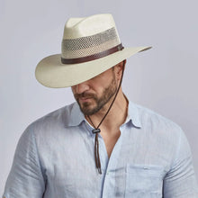 Load image into Gallery viewer, Florence - Wide Brim Straw Sun Hat: Tan
