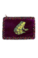 Load image into Gallery viewer, Frog Rectangle Velvet Coin Purse
