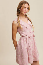 Load image into Gallery viewer, Gingham Floral Mini Dress
