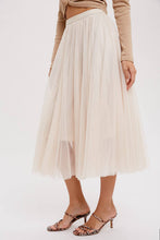 Load image into Gallery viewer, Tulle Midi Skirt
