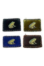 Load image into Gallery viewer, Frog Rectangle Velvet Coin Purse
