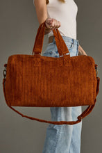 Load image into Gallery viewer, Rust Corduroy Duffel
