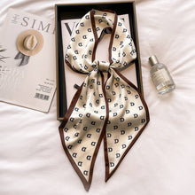 Load image into Gallery viewer, Women’s Long Silk Scarf
