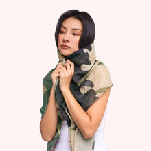 Load image into Gallery viewer, Wool Wrap Scarf - Midnight Orchid
