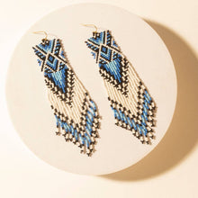 Load image into Gallery viewer, Mesa Twilight Beaded Fringe Earrings
