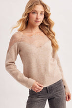 Load image into Gallery viewer, Eyelash Lace Sweater
