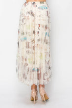 Load image into Gallery viewer, Pleated Tulle Midi Skirt
