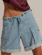 Load image into Gallery viewer, Drawstring Rolled Shorts
