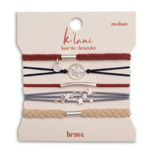 Load image into Gallery viewer, "Brave" Hair Tie Bracelets
